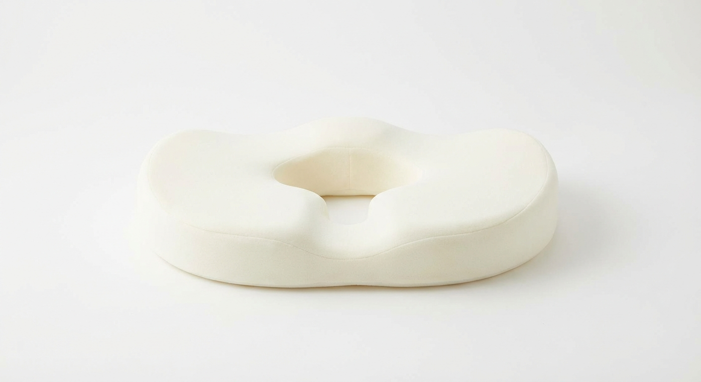 Donut cushions work best for tailbone-area pain — less effective for true L4-S1 nerve compression