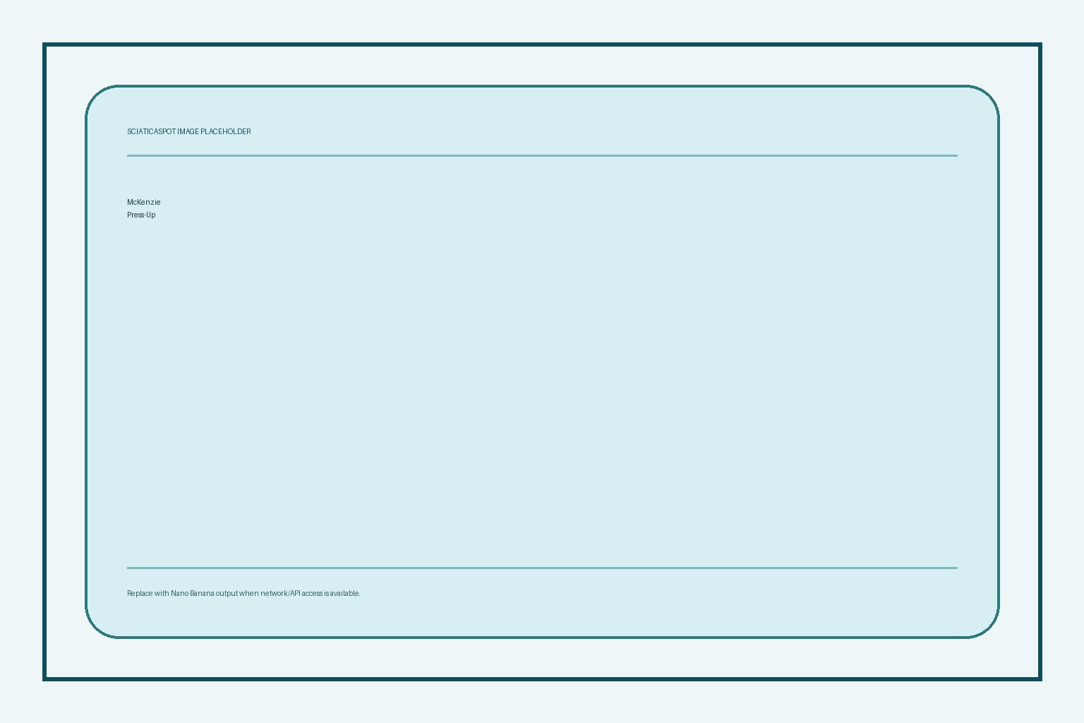 Person performing a McKenzie press-up on a yoga mat